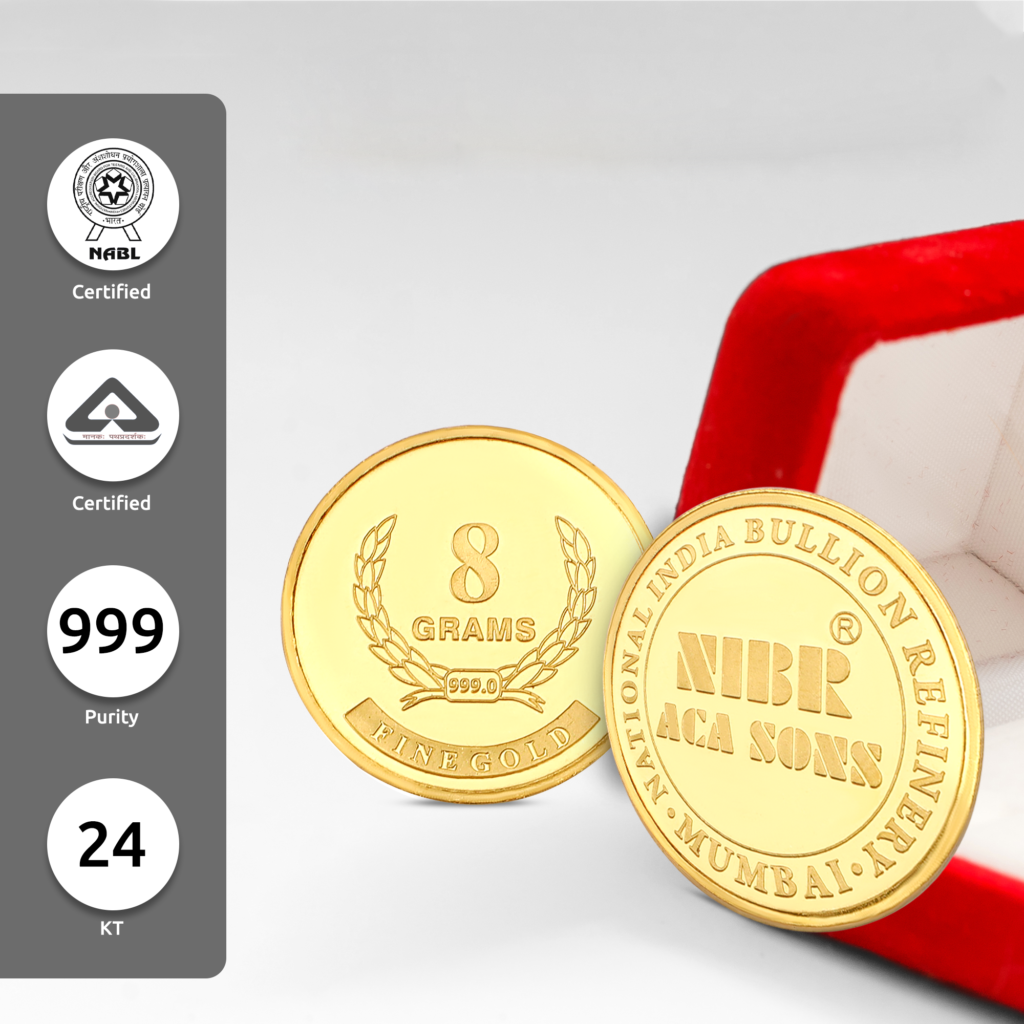 8 Grams Gold Coin 999 (24 Karat)